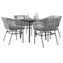 5-delige-Tuinset-met-kussens-poly-rattan-glas-grijs