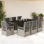 9-delige-Tuinset-met-kussens-poly-rattan-grijs