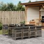 9-delige-Tuinset-met-kussens-poly-rattan-grijs