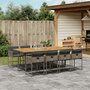 9-delige-Tuinset-met-kussens-poly-rattan-grijs