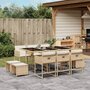 11-delige-Tuinset-met-kussens-poly-rattan-beige