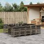 11-delige-Tuinset-met-kussens-poly-rattan-gemengd-beige