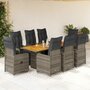 9-delige-Bistroset-met-kussens-poly-rattan-grijs