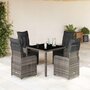 5-delige-Bistroset-met-kussens-poly-rattan-grijs