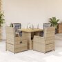 5-delige-Tuinset-met-kussens-poly-rattan-beige