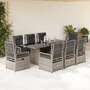 9-delige-Tuinset-met-kussens-poly-rattan-grijs
