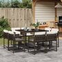 9-delige-Tuinset-met-kussens-poly-rattan-bruin