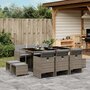 11-delige-Tuinset-met-kussens-poly-rattan-grijs