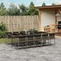 11-delige-Tuinset-met-kussens-poly-rattan-grijs