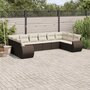 10-delige-Loungeset-met-kussens-poly-rattan-bruin