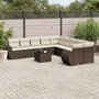 11-delige-Loungeset-met-kussens-poly-rattan-bruin