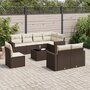 9-delige-Loungeset-met-kussens-poly-rattan-bruin