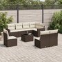 9-delige-Loungeset-met-kussens-poly-rattan-bruin