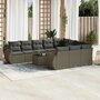 11-delige-Loungeset-met-kussens-poly-rattan-lichtgrijs