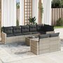 9-delige-Loungeset-met-kussens-poly-rattan-lichtgrijs