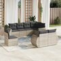 8-delige-Loungeset-met-kussens-poly-rattan-lichtgrijs
