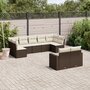 9-delige-Loungeset-met-kussens-poly-rattan-bruin