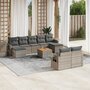 10-delige-Loungeset-met-kussens-poly-rattan-grijs