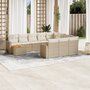11-delige-Tuinset-met-kussens-poly-rattan-beige