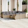 11-delige-Tuinset-met-kussens-poly-rattan-beige
