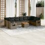 11-delige-Loungeset-met-kussens-poly-rattan-grijs