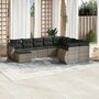 10-delige-Loungeset-met-kussens-poly-rattan-grijs