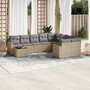 10-delige-Loungeset-met-kussens-poly-rattan-beige