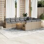 11-delige-Tuinset-met-kussens-poly-rattan-beige