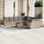 11-delige-Tuinset-met-kussens-poly-rattan-beige