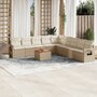 10-delige-Loungeset-met-kussens-poly-rattan-beige