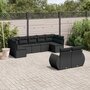 9-delige-Loungeset-met-kussens-poly-rattan-zwart
