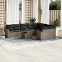 10-delige-Loungeset-met-kussens-poly-rattan-grijs