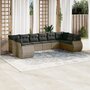 10-delige-Loungeset-met-kussens-poly-rattan-grijs
