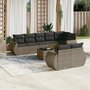 9-delige-Loungeset-met-kussens-poly-rattan-grijs
