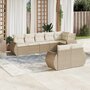 8-delige-Loungeset-met-kussens-poly-rattan-beige