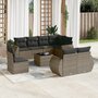 9-delige-Loungeset-met-kussens-poly-rattan-grijs