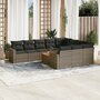 11-delige-Loungeset-met-kussens-poly-rattan-grijs