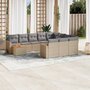 11-delige-Tuinset-met-kussens-poly-rattan-beige