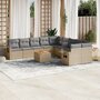 11-delige-Tuinset-met-kussens-poly-rattan-beige