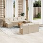 11-delige-Tuinset-met-kussens-poly-rattan-beige