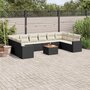 11-delige-Loungeset-met-kussens-poly-rattan-zwart