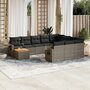 11-delige-Loungeset-met-kussens-poly-rattan-grijs