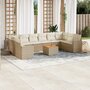 11-delige-Tuinset-met-kussens-poly-rattan-beige