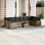 11-delige-Loungeset-met-kussens-poly-rattan-grijs