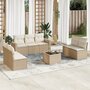 8-delige-Loungeset-met-kussens-poly-rattan-beige