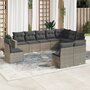 10-delige-Loungeset-met-kussens-poly-rattan-grijs