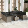 10-delige-Loungeset-met-kussens-poly-rattan-grijs