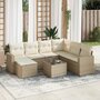 8-delige-Loungeset-met-kussens-poly-rattan-beige