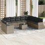 11-delige-Loungeset-met-kussens-poly-rattan-grijs