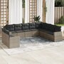 10-delige-Loungeset-met-kussens-poly-rattan-grijs